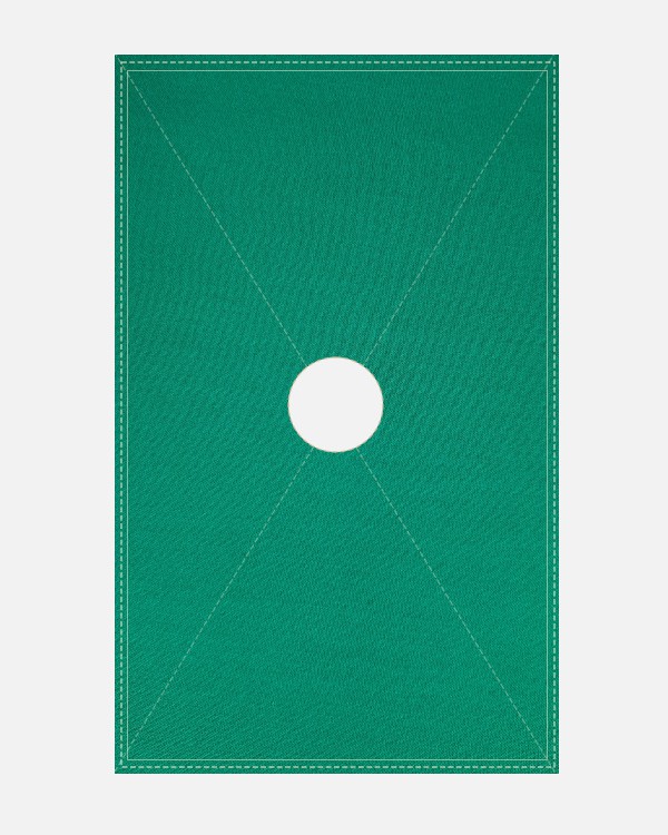 2150 녹색수술포 90*45*2겹*구멍10cm