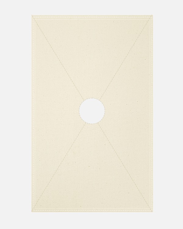 2165 옥양목수술포 90*45*2겹*구멍10cm